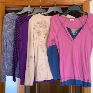 4 Long Sleeve Tee’s